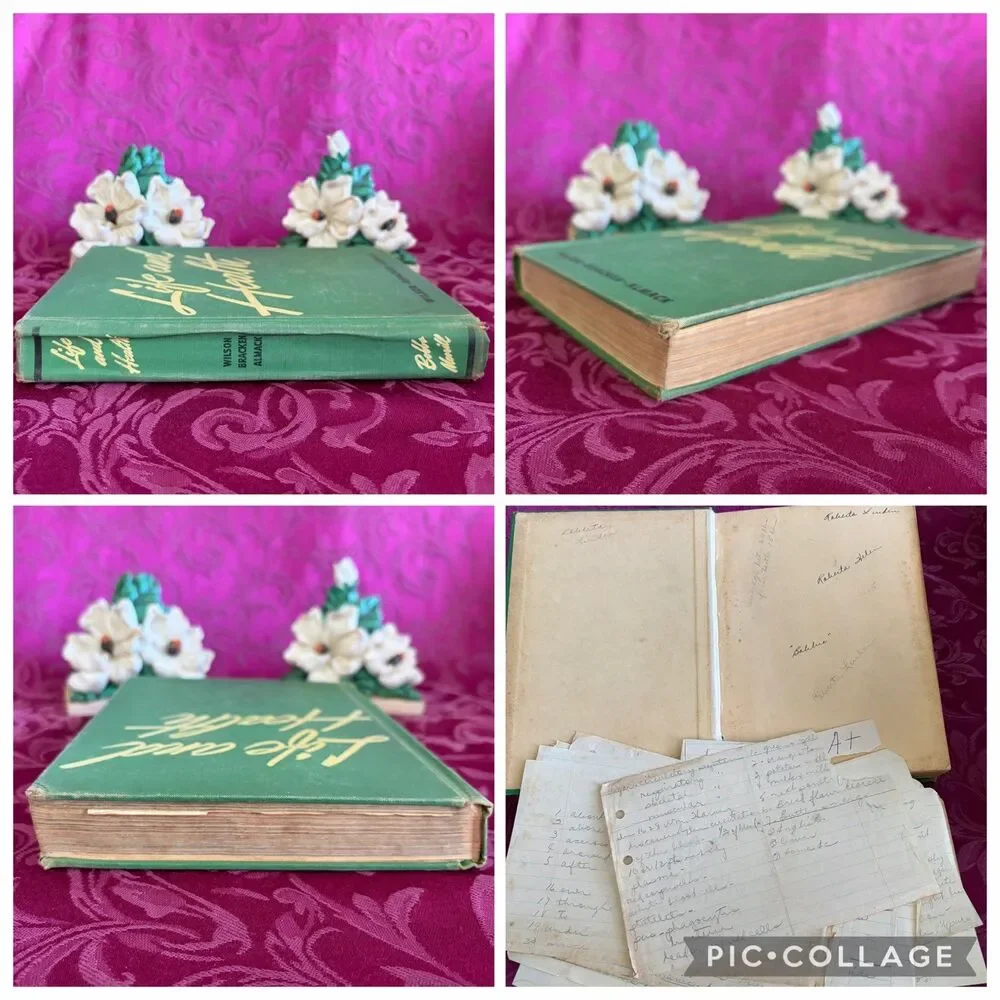 1945 Life and Health by Wilson, Bracken and Almack, Vintage School Book